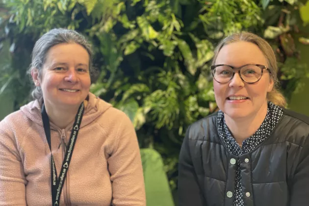 Juliana Dänhardt och Anna-Karin Poussart. Foto.